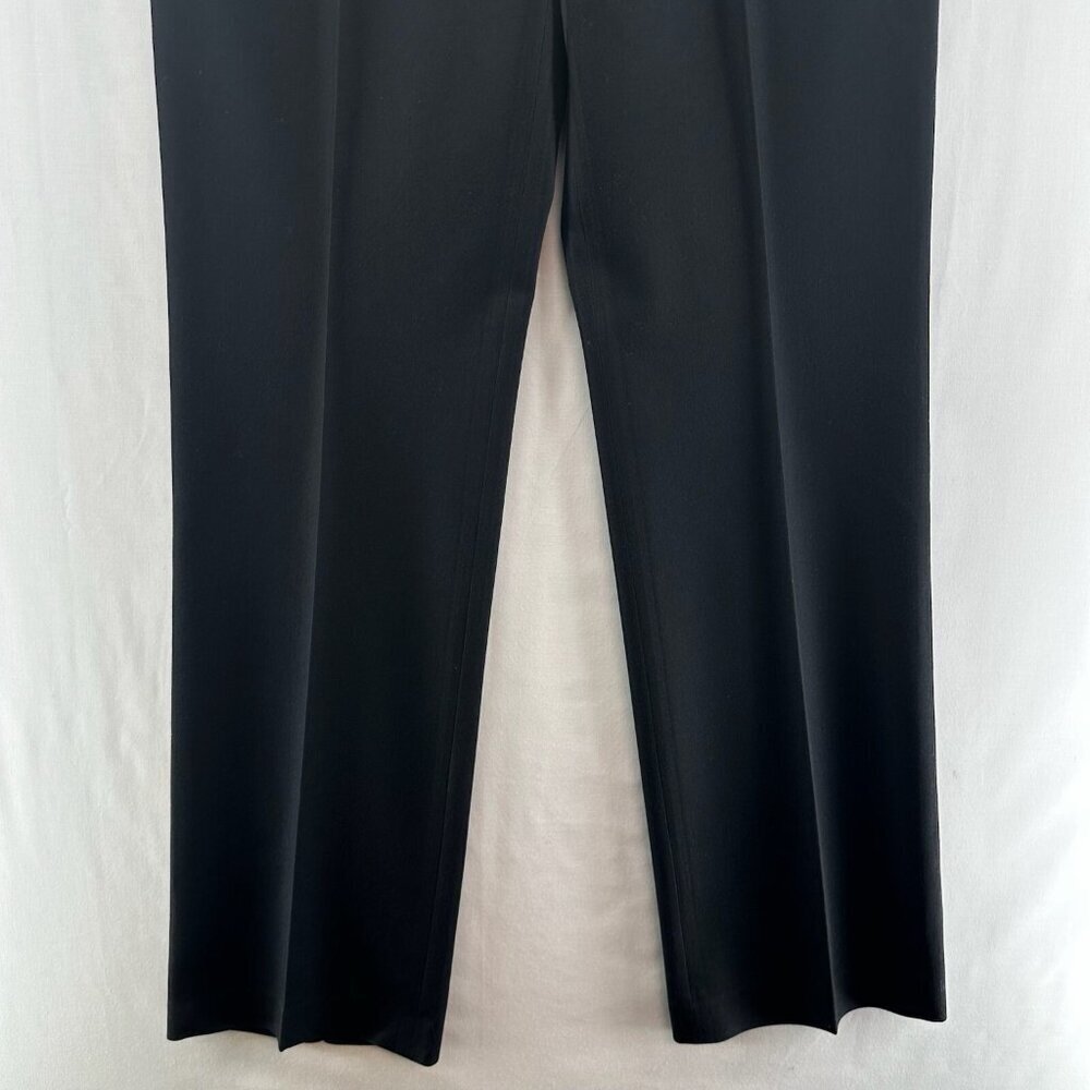 Dana Buchman Dress Pants Womens 10 High Rise Straight Stretchy Officewear Black - Picture 4 of 10